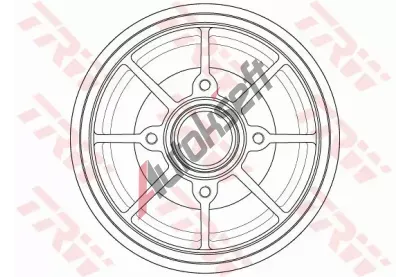 TRW Brzdov buben TRW DB4546MR, DB4546MR