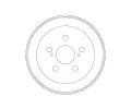 Brzdov buben TRW ‐ TRW DB4550