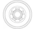 Brzdov buben TRW ‐ TRW DB4560MR