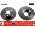 Brzdový kotouč TRW ‐ TRW DF1015 Brzdový kotouč TRW ‐ TRW DF1015