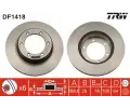 Brzdov kotou TRW ‐ TRW DF1418