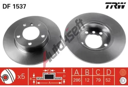 TRW Brzdov kotou - 286 mm TRW DF1537, DF1537