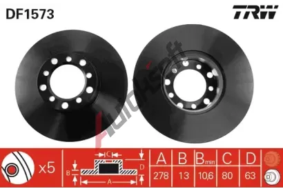 TRW Brzdov kotou - 278 mm TRW DF1573, DF1573