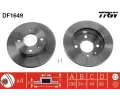 Brzdov kotou TRW ‐ TRW DF1649