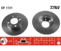 Brzdov kotou TRW ‐ TRW DF1721