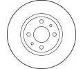 TRW Brzdov kotou - 257 mm TRW DF1744, DF1744