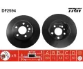 Brzdov kotou TRW ‐ TRW DF2594
