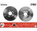Brzdov kotou TRW ‐ TRW DF2654