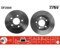 Brzdov kotou TRW ‐ TRW DF2666
