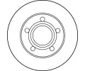 TRW Brzdov kotou - 245 mm TRW DF2666, DF2666