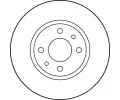 TRW Brzdov kotou - 257 mm TRW DF2686, DF2686
