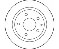 TRW Brzdov kotou - 261 mm TRW DF2705, DF2705