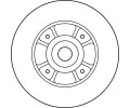 TRW Brzdov kotou s loiskem - 238 mm TRW DF2706BS, DF2706BS