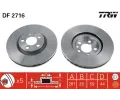 Brzdov kotou TRW ‐ TRW DF2716
