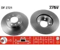Brzdov kotou TRW ‐ TRW DF2721