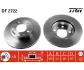 Brzdov kotou TRW ‐ TRW DF2722