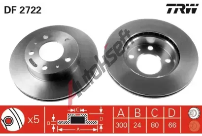 TRW Brzdov kotou - 300 mm TRW DF2722, DF2722