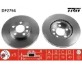 TRW Brzdov kotou - 257 mm ‐ TRW DF2754
