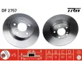 Brzdov kotou TRW ‐ TRW DF2757