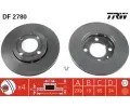 TRW Brzdov kotou - 239 mm ‐ TRW DF2780