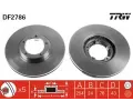Brzdov kotou TRW ‐ TRW DF2786