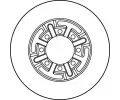 TRW Brzdov kotou - 289 mm TRW DF2787, DF2787
