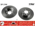 Brzdov kotou TRW ‐ TRW DF2792