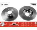 Brzdov kotou TRW ‐ TRW DF2809