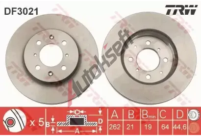 TRW Brzdov kotou - 262 mm TRW DF3021, DF3021