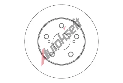 TRW Brzdový kotouč - 265 mm TRW DF3970, DF3970 TRW Brzdový kotouč - 265 mm TRW DF3970, DF3970