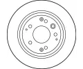 TRW Brzdov kotou - 282 mm TRW DF4005, DF4005