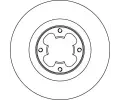 TRW Brzdový kotouč - 240 mm TRW DF4016, DF4016