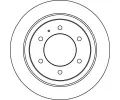TRW Brzdov kotou - 313 mm TRW DF4030, DF4030