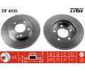 TRW Brzdov kotou - 260 mm ‐ TRW DF4035