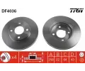 Brzdov kotou TRW ‐ TRW DF4036