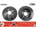 Brzdov kotou TRW ‐ TRW DF4049