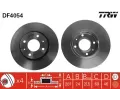 Brzdový kotouč TRW ‐ TRW DF4054 Brzdový kotouč TRW ‐ TRW DF4054