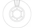 TRW Brzdov kotou - 280 mm TRW DF4111, DF4111