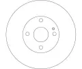 TRW Brzdov kotou - 258 mm TRW DF4119, DF4119