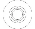 TRW Brzdov kotou - 236 mm TRW DF4123, DF4123