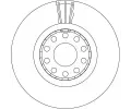 TRW Brzdov kotou - 314 mm TRW DF4125S, DF4125S