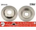 Brzdov kotou TRW ‐ TRW DF4143