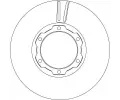 TRW Brzdov kotou - 324 mm TRW DF4145S, DF4145S