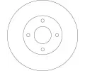 TRW Brzdov kotou - 280 mm TRW DF4169, DF4169