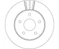 TRW Brzdov kotou - 305 mm TRW DF4170, DF4170