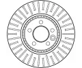 TRW Brzdov kotou - 284 mm TRW DF4202, DF4202