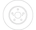 TRW Brzdov kotou - 296 mm TRW DF4204, DF4204