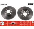 Brzdov kotou TRW ‐ TRW DF4236