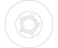 TRW Brzdov kotou - 269 mm TRW DF4239, DF4239