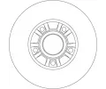 TRW Brzdov kotou s loiskem - 280 mm TRW DF4273BS, DF4273BS